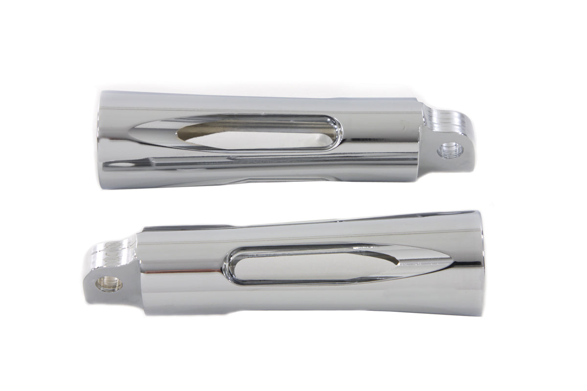 Chrome Milled Style Footpeg Set