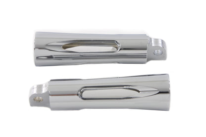 Chrome Milled Style Footpeg Set