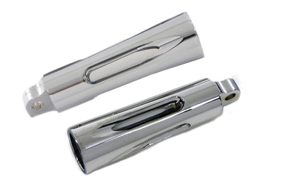 Chrome Milled Style Footpeg Set