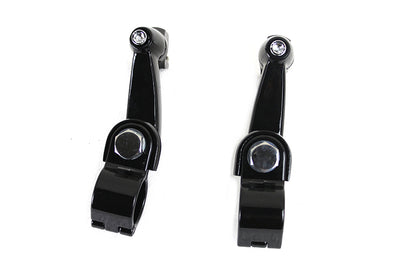 Highway Bar Footpeg Mount Set Black