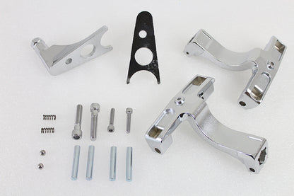 Chrome Passenger Footboard Mount Kit