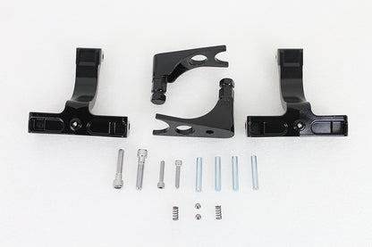 Black Passenger Footboard Mount Kit