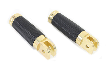 Caliber Brass Driver Footpeg Set