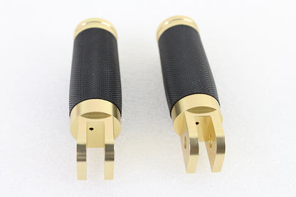 Caliber Brass Driver Footpeg Set