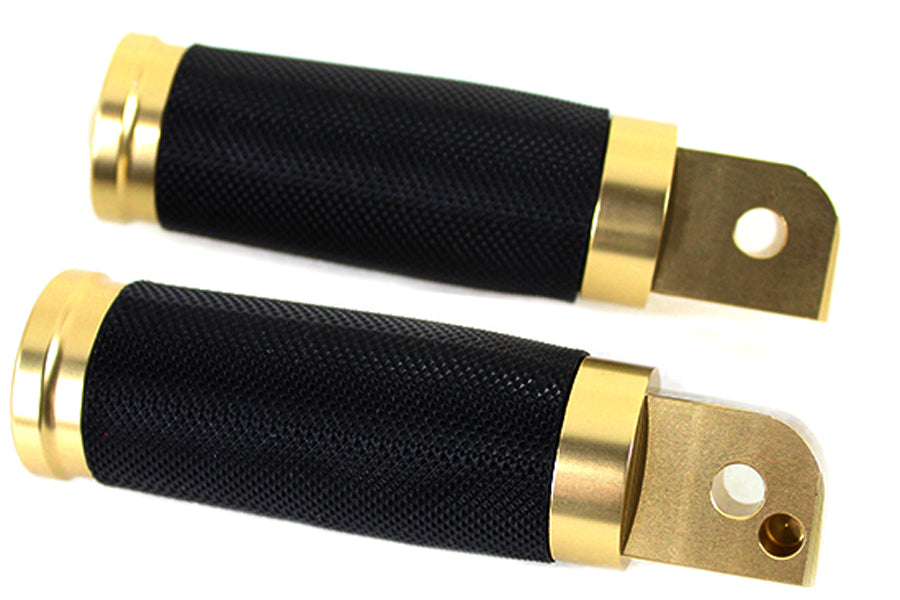 Caliber Brass Passenger Footpeg Set