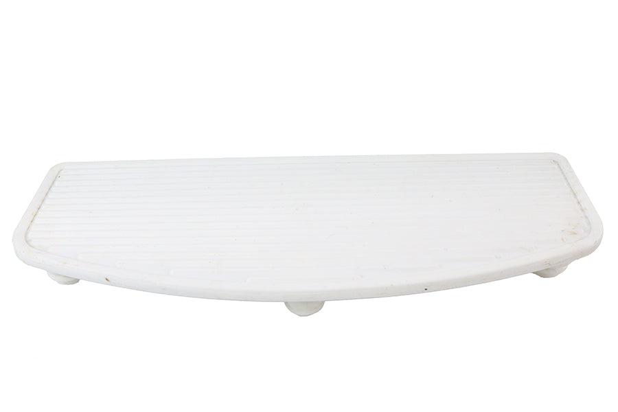 M8 Footboard ISO White Rubber Pad Set