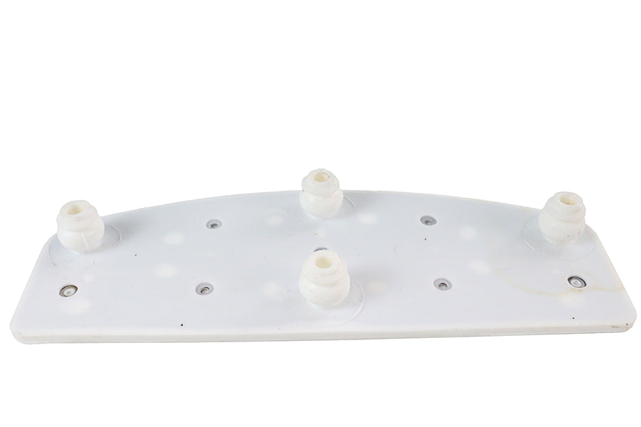 M8 Footboard ISO White Rubber Pad Set