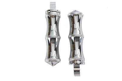 Chrome Druid Style Footpeg Set