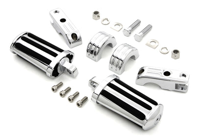 Chrome Railer Style Footpeg Set