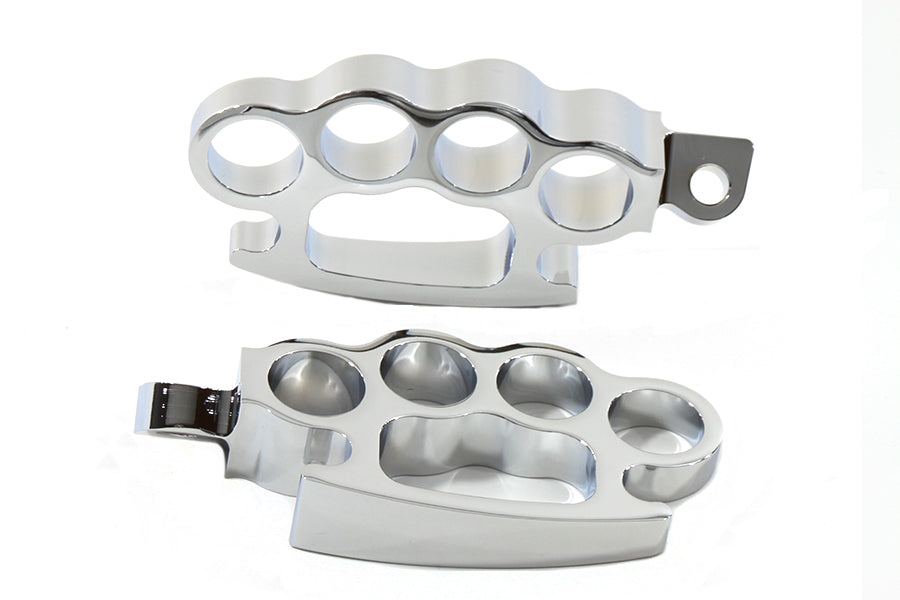 Chrome Knuckle Footpeg Set