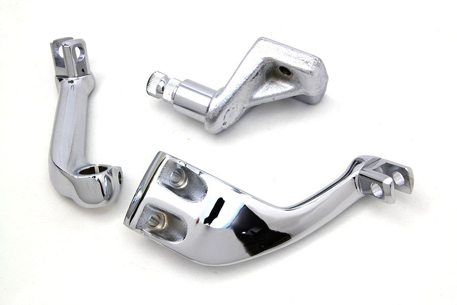 Chrome Driver Replica Footpeg Mount Set