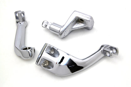 Chrome Driver Replica Footpeg Mount Set
