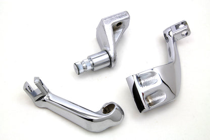 Chrome Driver Replica Footpeg Mount Set