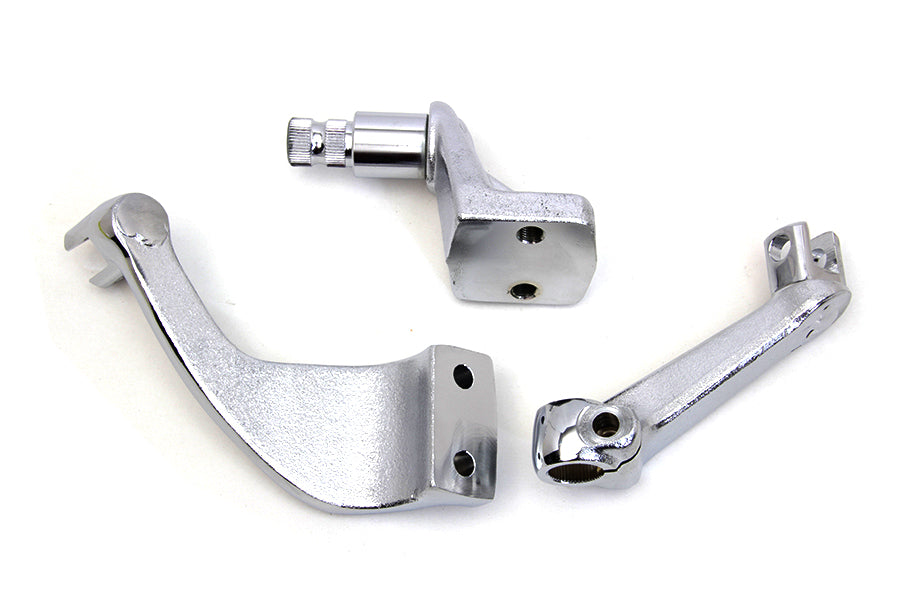 Chrome Driver Replica Footpeg Mount Set