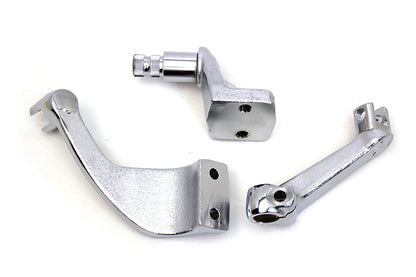 Chrome Driver Replica Footpeg Mount Set