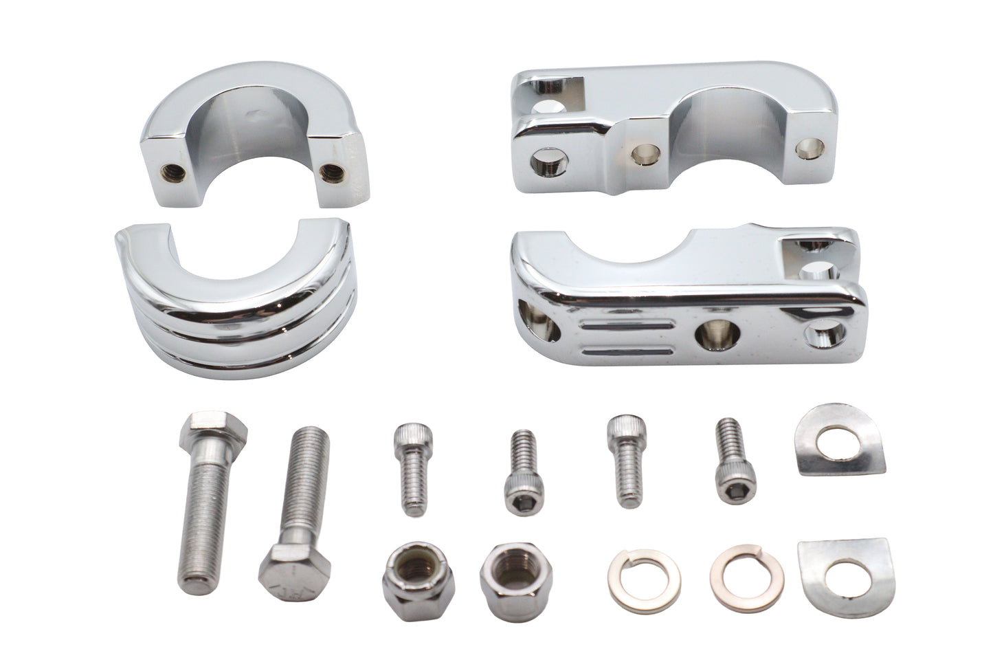 Chrome Engine Bar Footpeg Mount