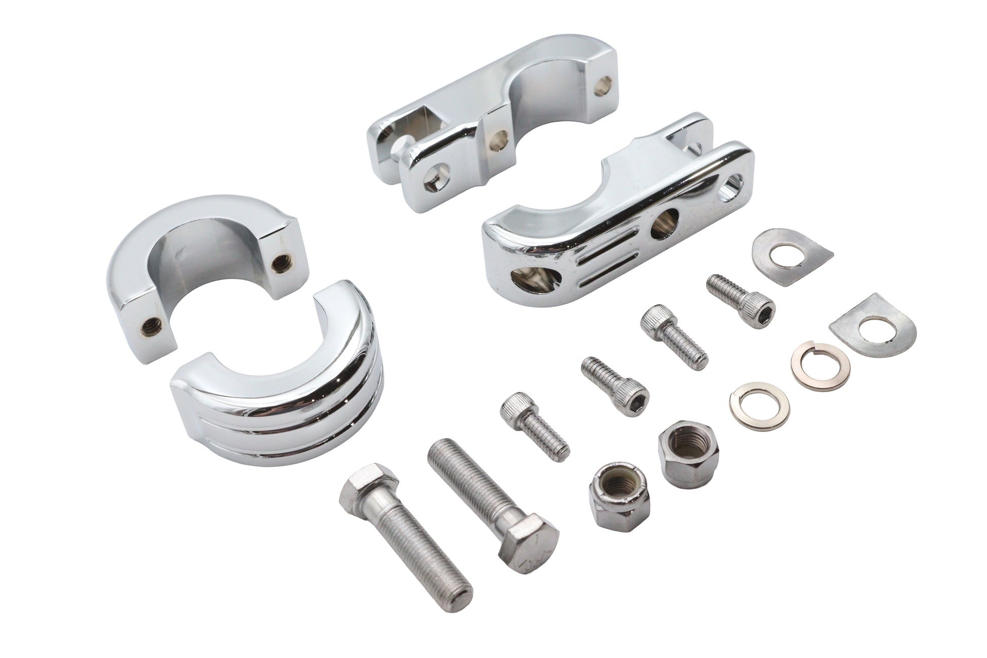 Chrome Engine Bar Footpeg Mount