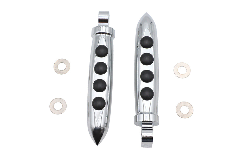 Chopper Style Billet Footpeg Set