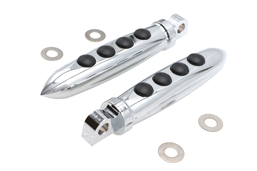 Chopper Style Billet Footpeg Set
