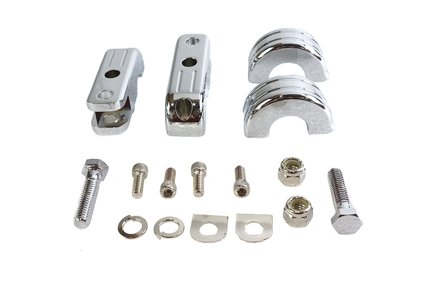Chrome Billet Footpeg Mount