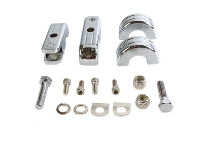 Chrome Billet Footpeg Mount