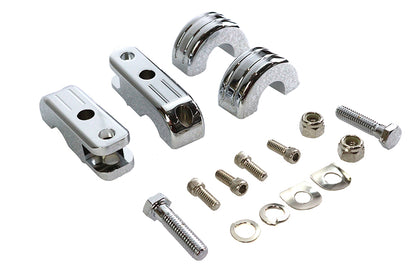 Chrome Billet Footpeg Mount