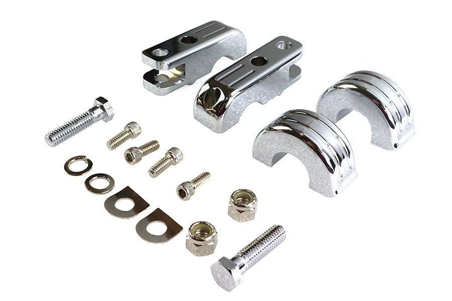 Chrome Billet Footpeg Mount