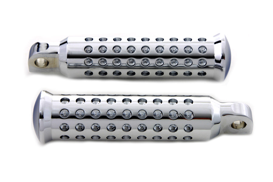 Chrome Micro Holes Footpeg Set