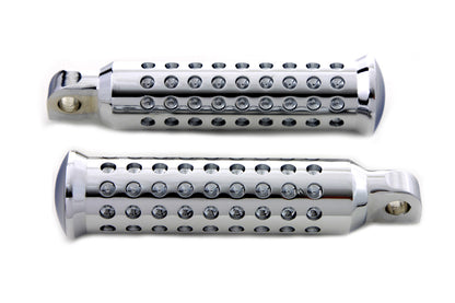 Chrome Micro Holes Footpeg Set