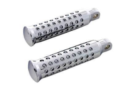 Chrome Micro Holes Footpeg Set