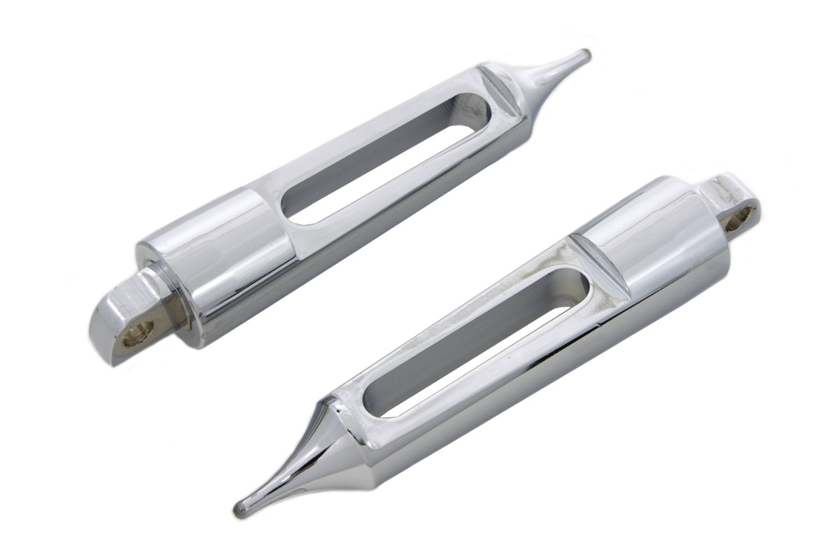 Chrome Dagger Slot Footpeg Set