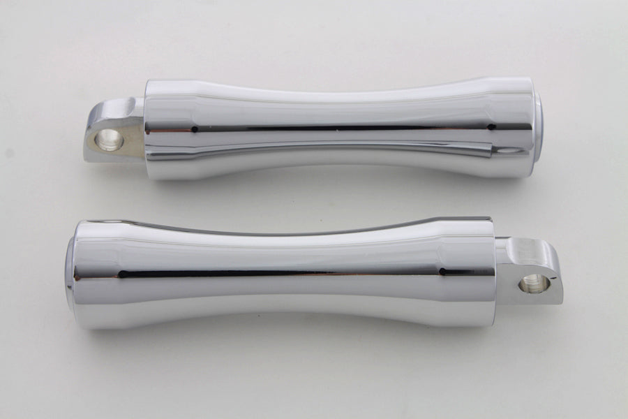 Chrome Contour End Footpeg Set