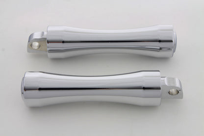 Chrome Contour End Footpeg Set