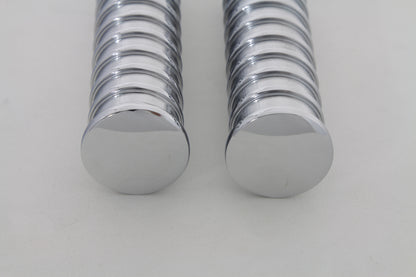 Chrome Light Grooves Footpeg Set