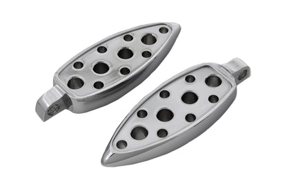 Chrome Teardrop Footpeg Set