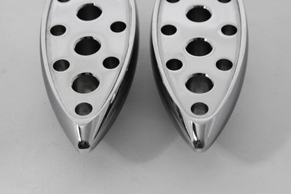 Chrome Teardrop Footpeg Set