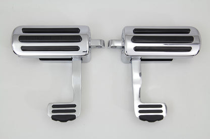 Chrome Footpeg Set with Heel Rest