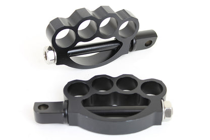 Knuckle Footpeg Set Black