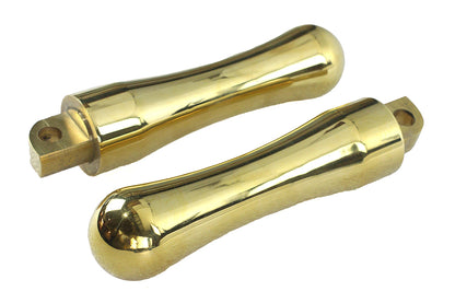 Brass Contour Footpeg Set