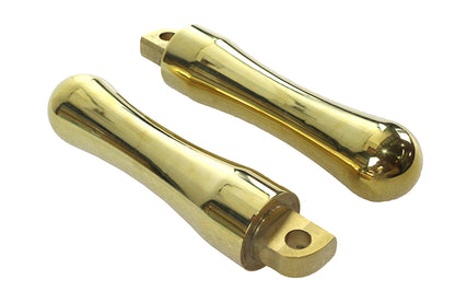 Brass Contour Footpeg Set