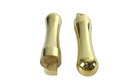 Brass Contour Footpeg Set