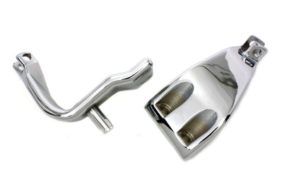 FXD Driver Footpeg Support Set Chrome