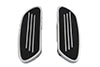 Driver Footboard Set Chrome Streamliner Style