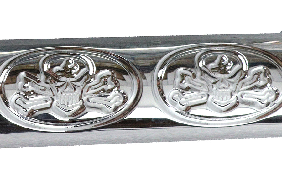 Chrome Skull Style Footpeg Set