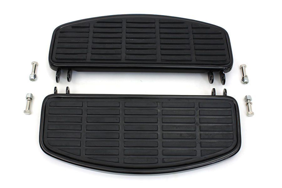 'D' Driver Footboard Set Gloss Black