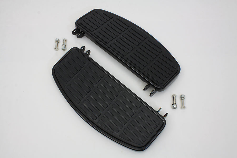 'D' Driver Footboard Set Gloss Black