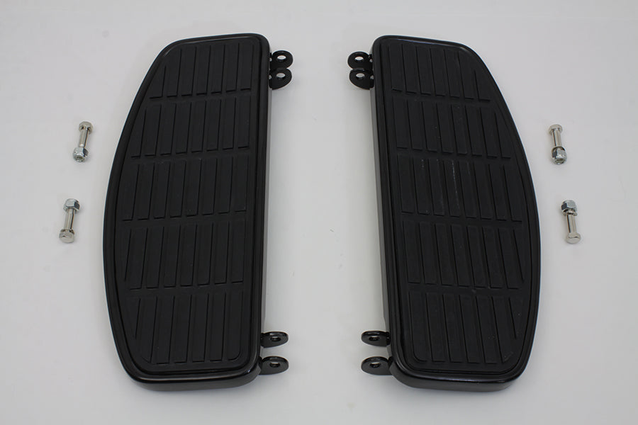 'D' Driver Footboard Set Gloss Black