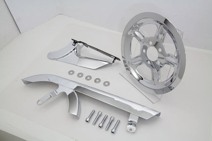 Chrome Belt Guard and Pulley Cover Kit