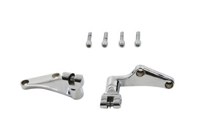 Rear Footpeg Mount Set Chrome