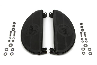 World's Fair Style Half Moon Footboard Set Black